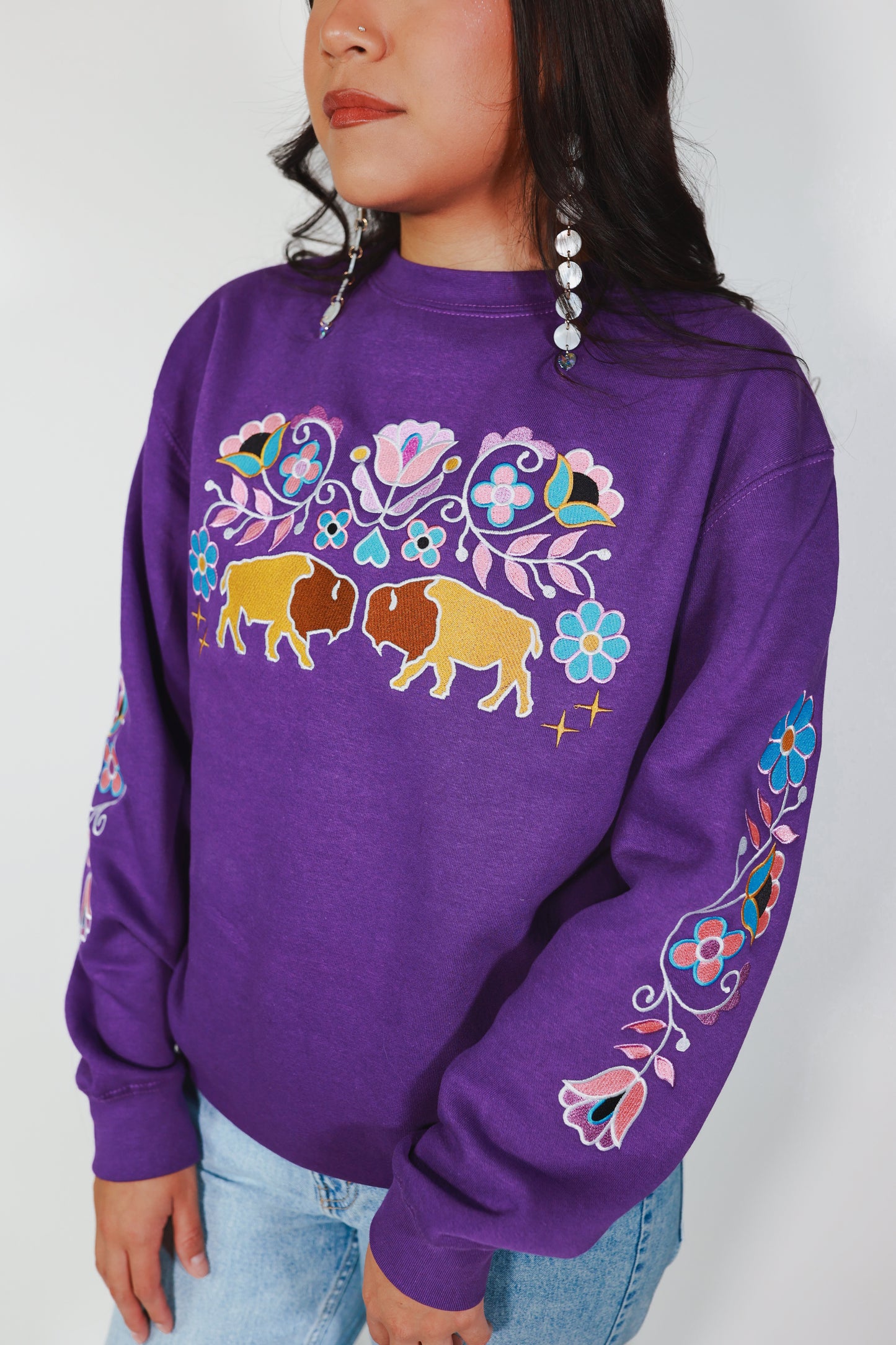 Buffalo Floral Sweater
