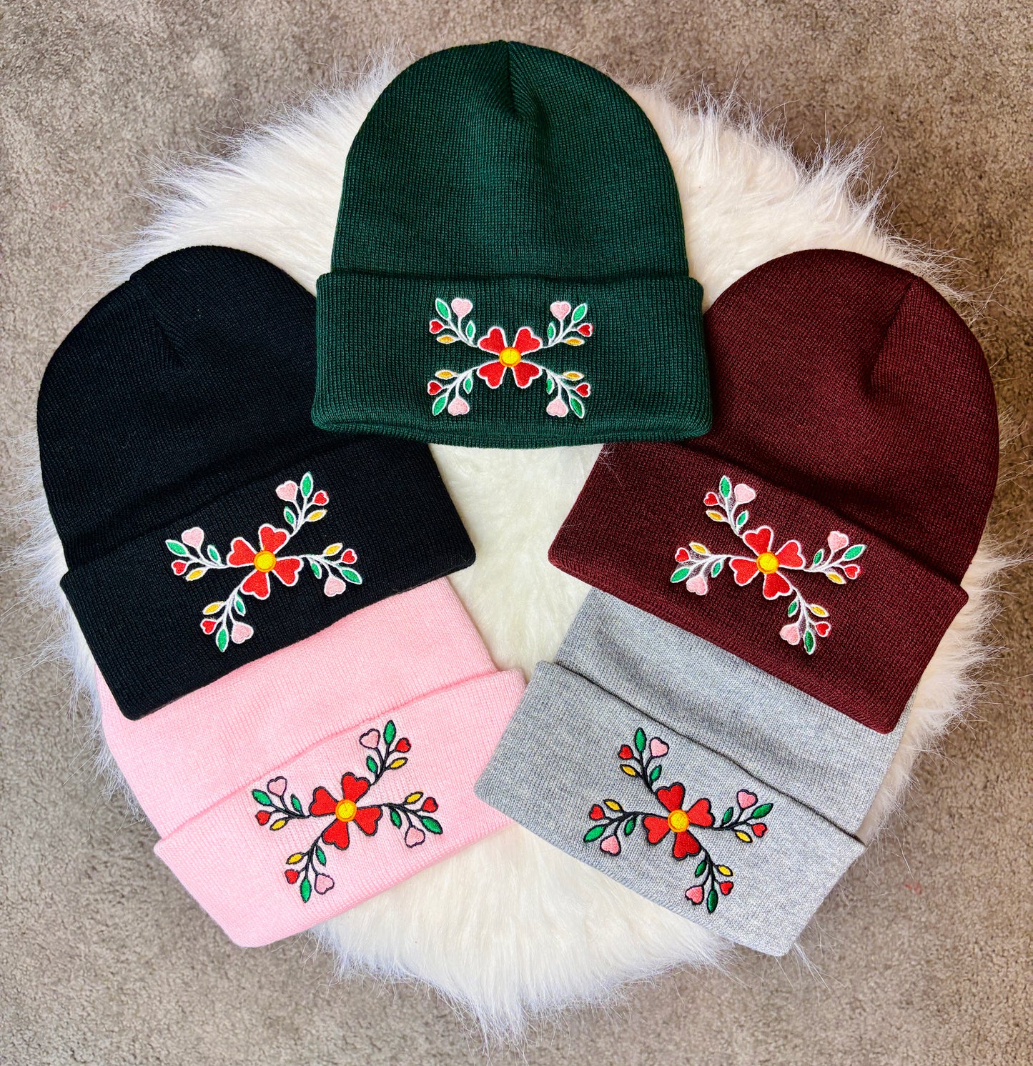 Floral Beanie