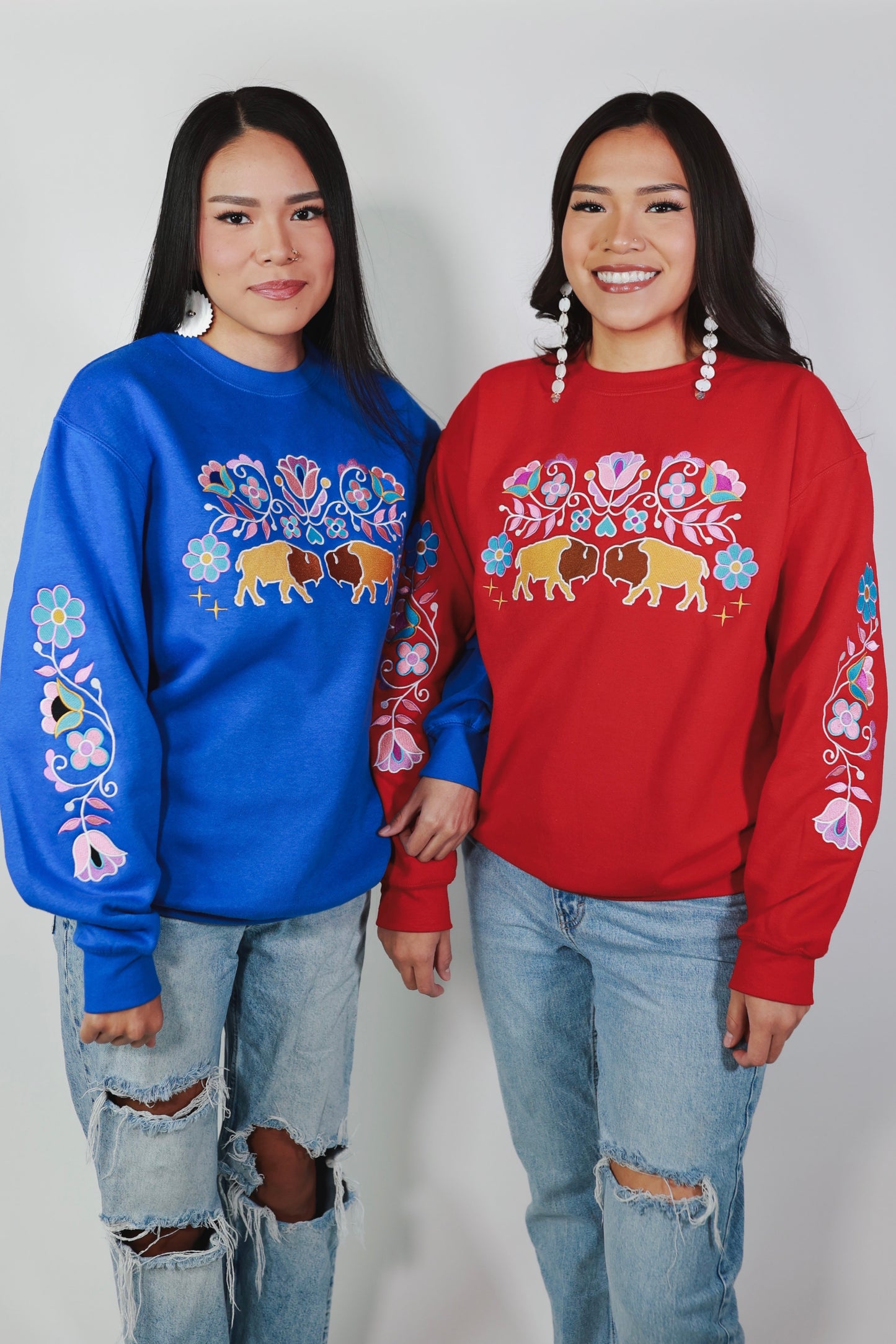 Buffalo Floral Sweater