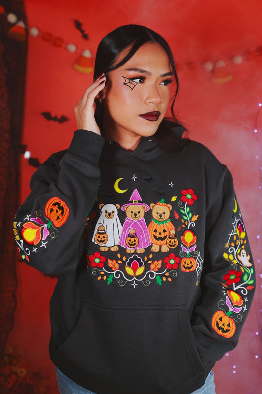 Teddy Bear Halloween Hoodie - Adult Sizing