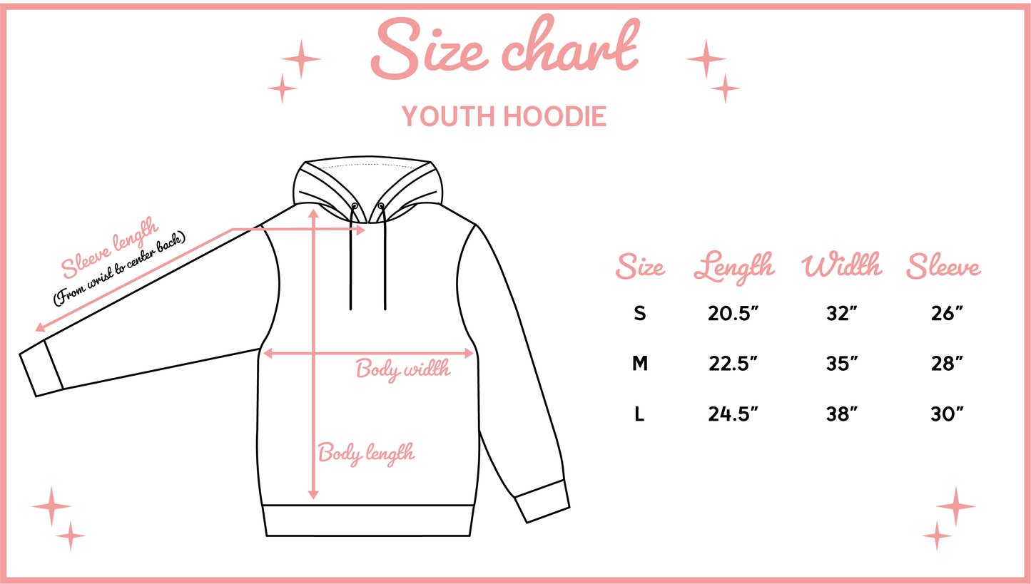 Kids Spooky Floral Hoodie