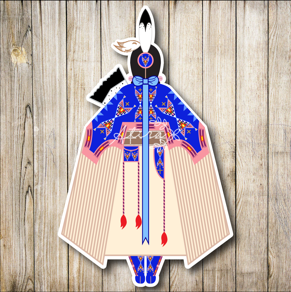 Northern Buckskin Dancer Sticker