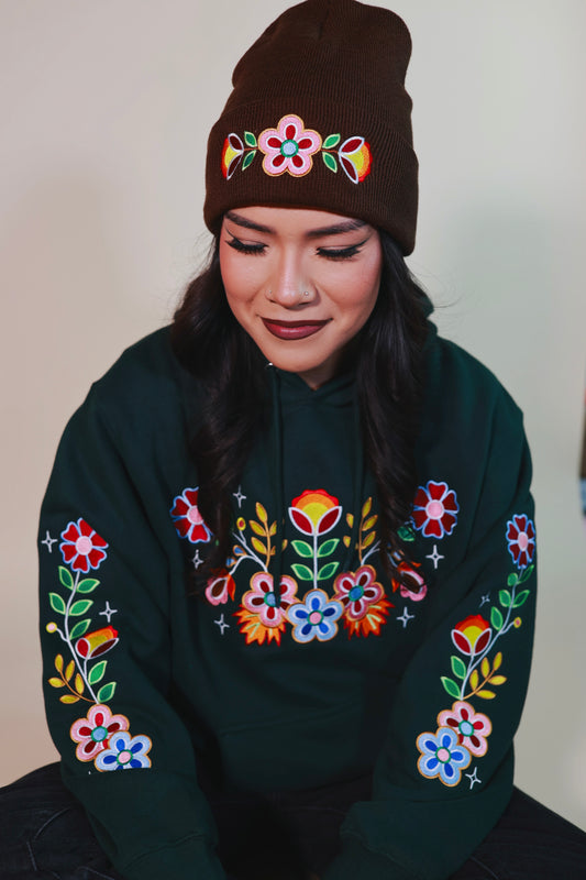 Fall Floral Beanie
