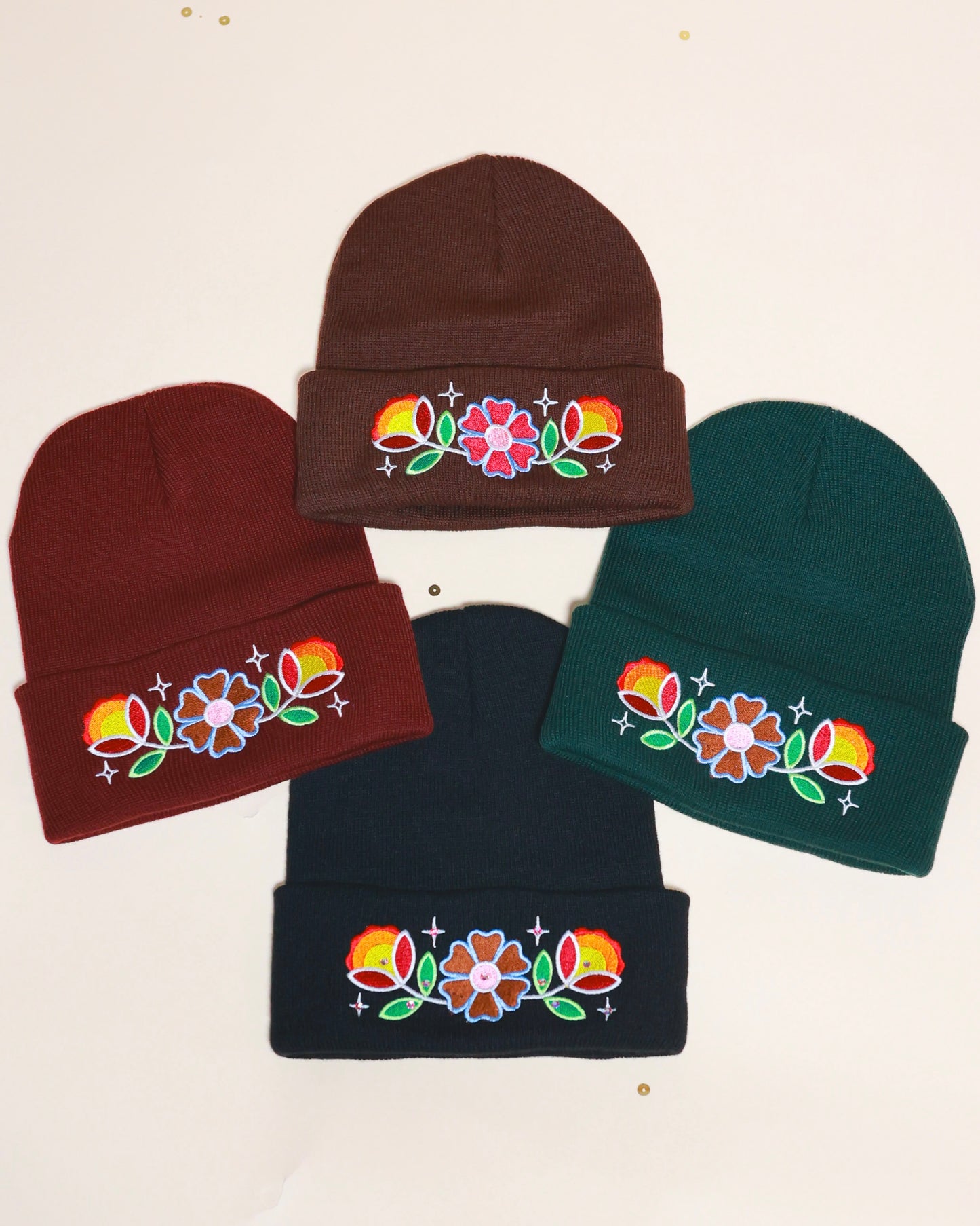 2.0 Fall Floral Beanie