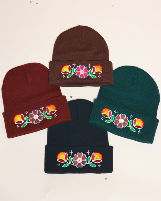 2.0 Fall Floral Beanie