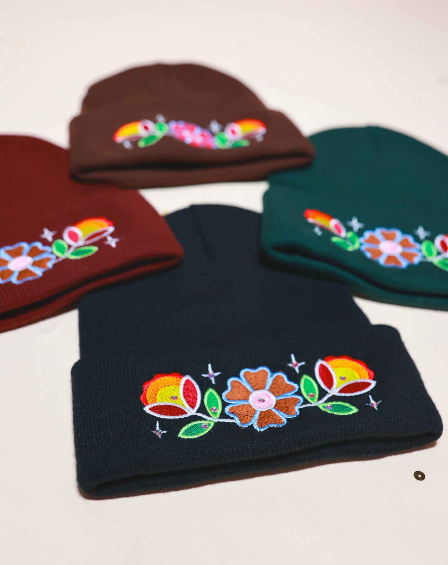2.0 Fall Floral Beanie