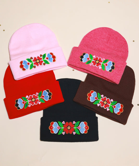 Holly Floral Beanie