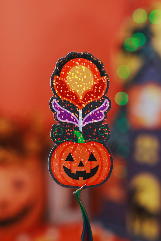 Pumpkin Floral Sticker