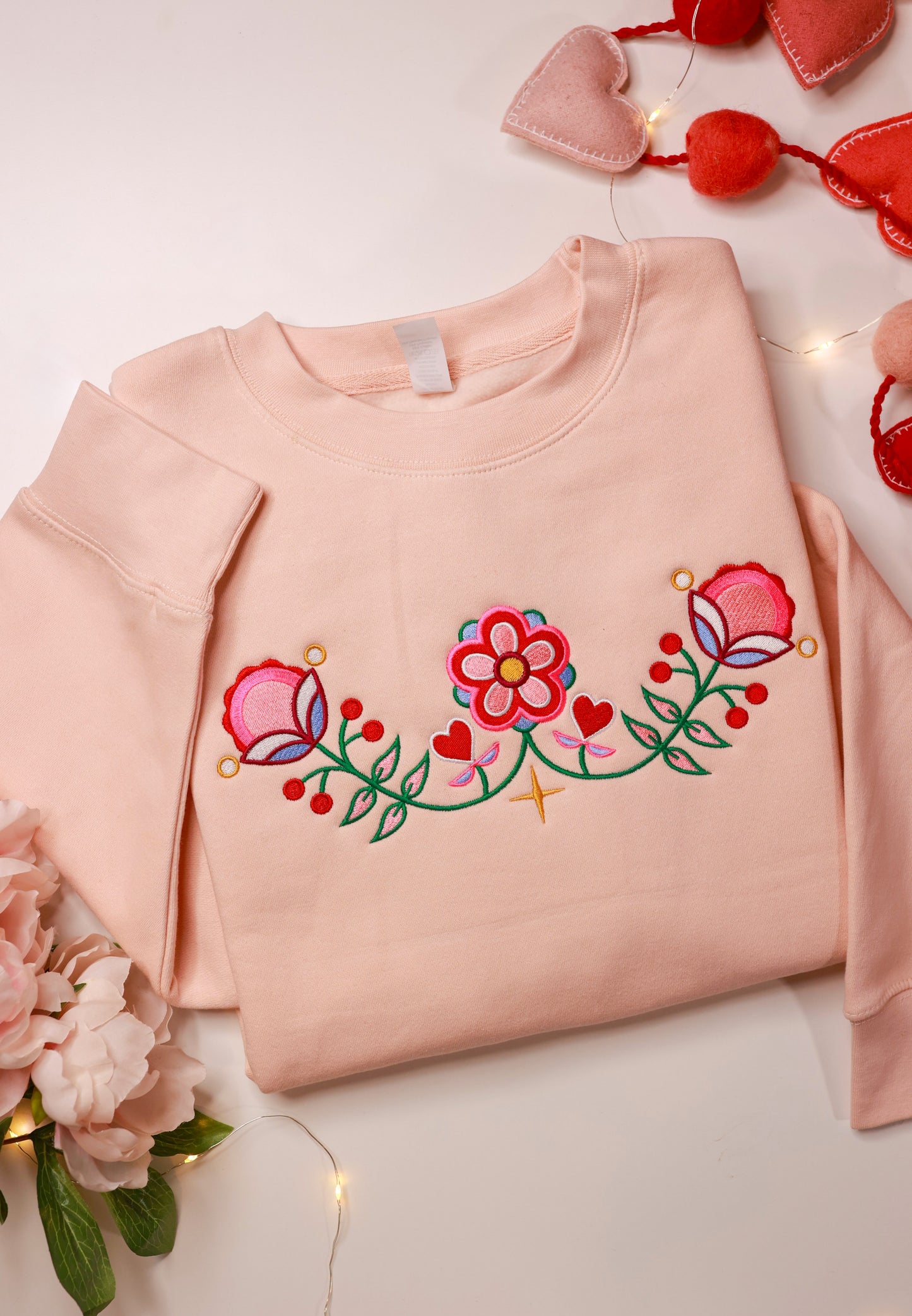 Valentine Floral Sweater