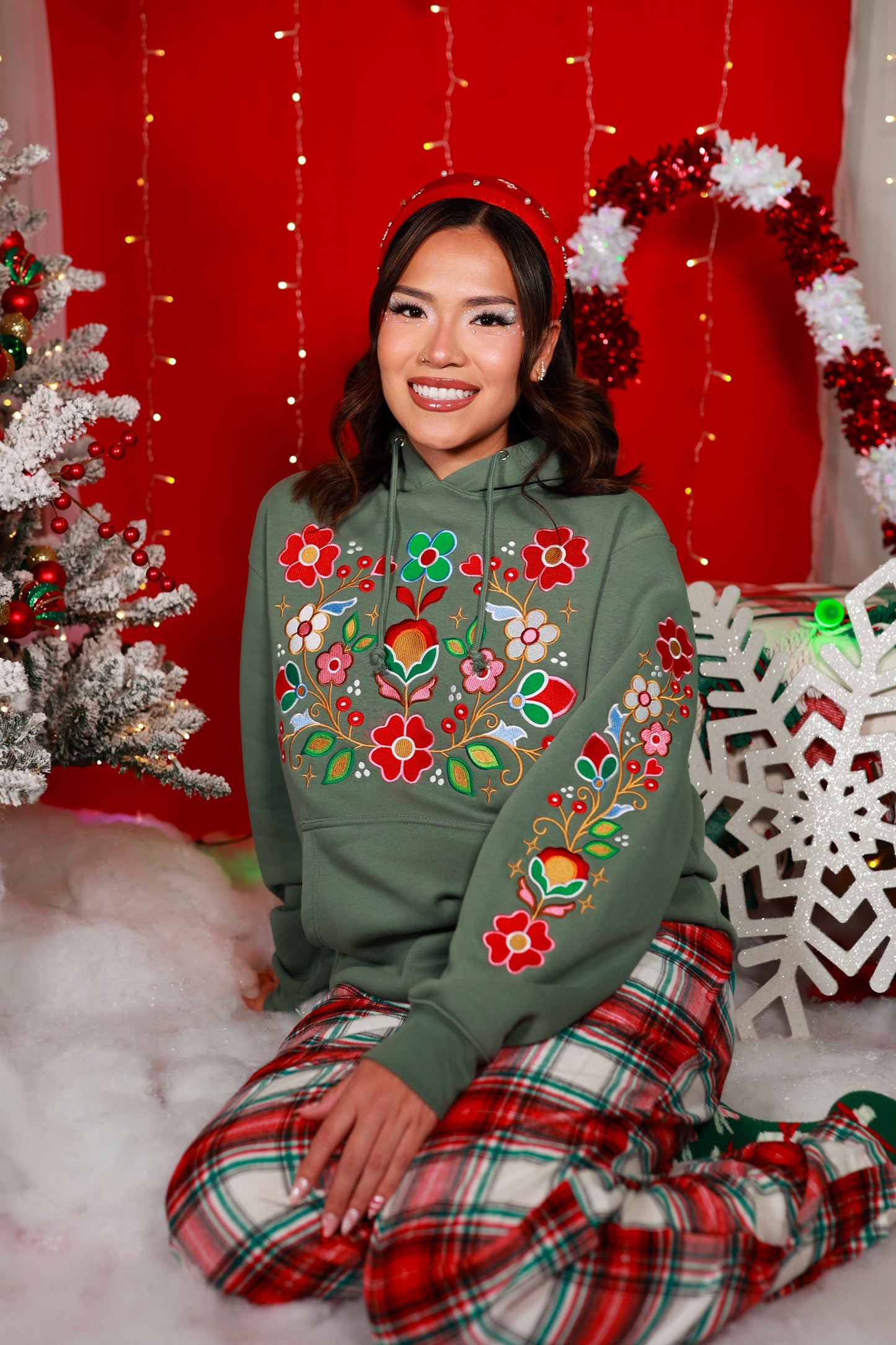 Winterberry Blooms Hoodie