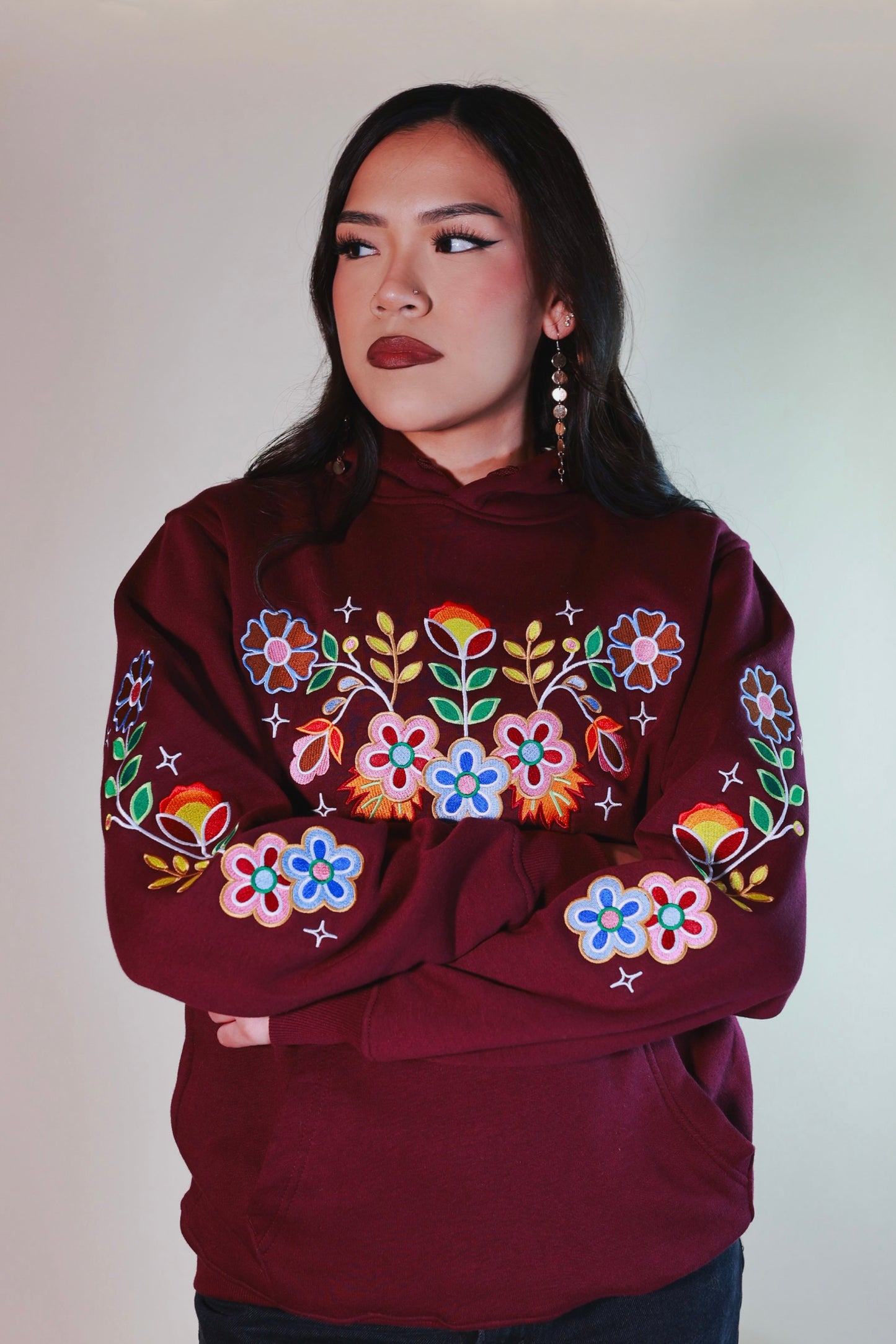 Fall Floral Sweater