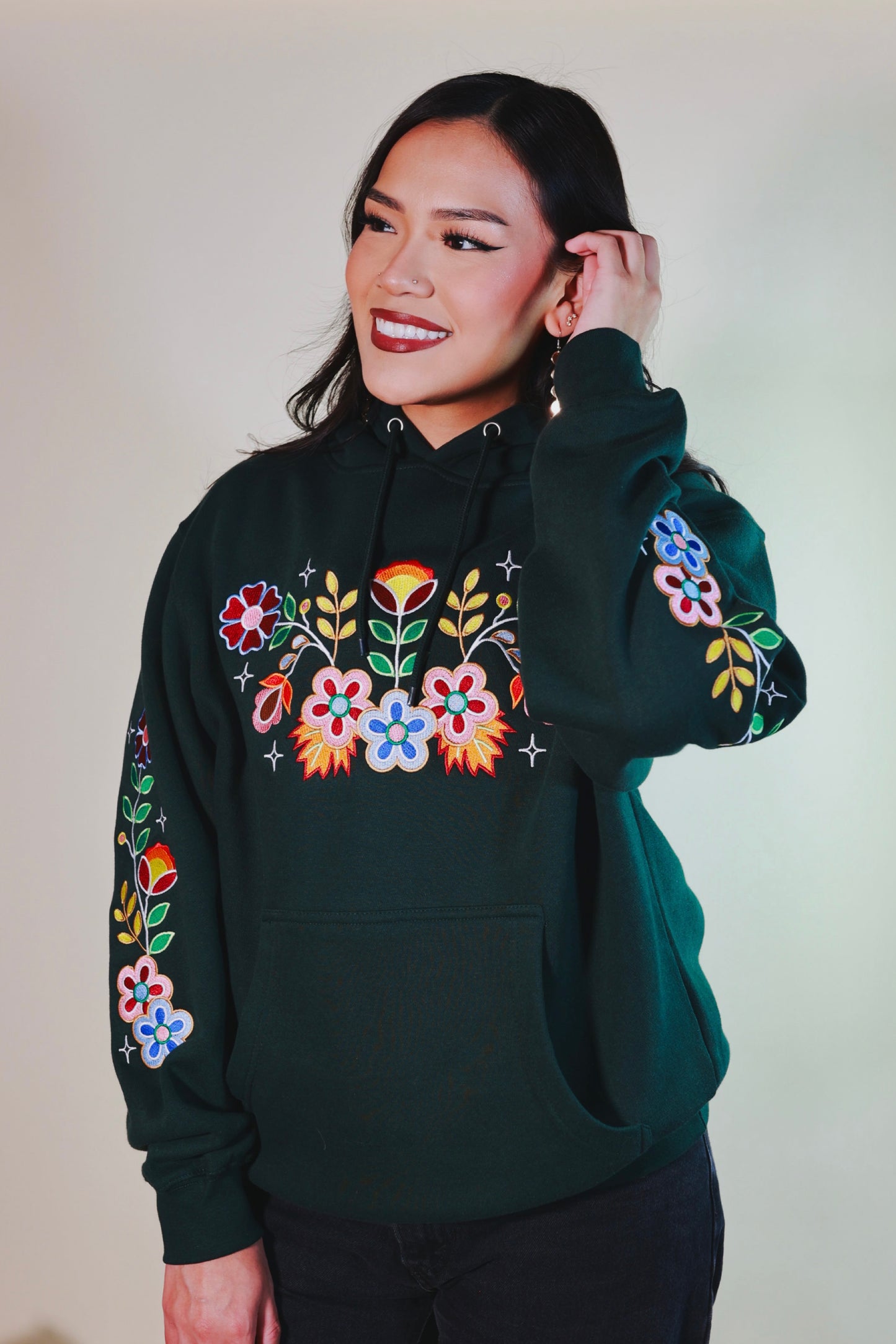 Fall Floral Sweater