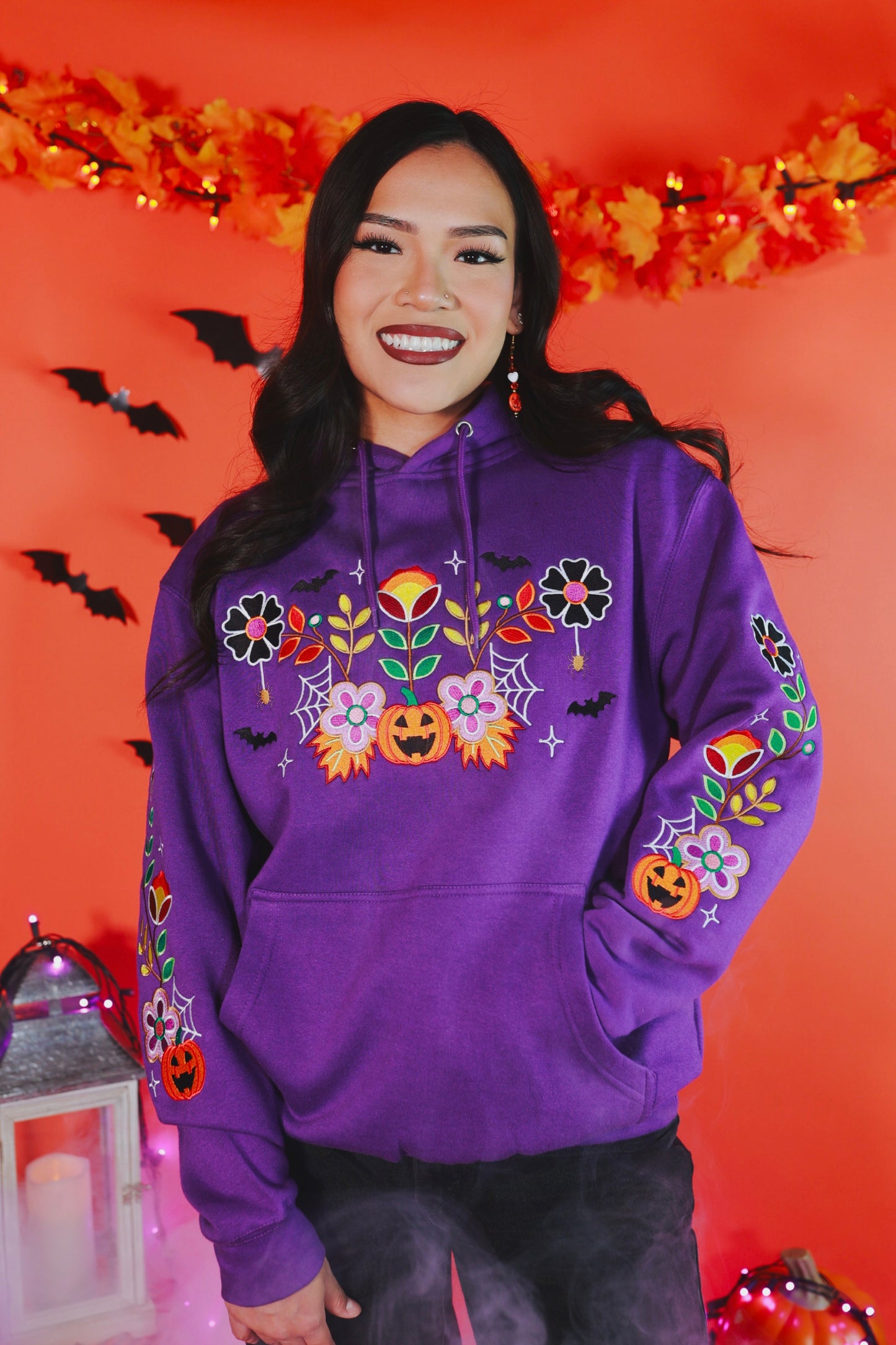 Spooky Floral Sweater