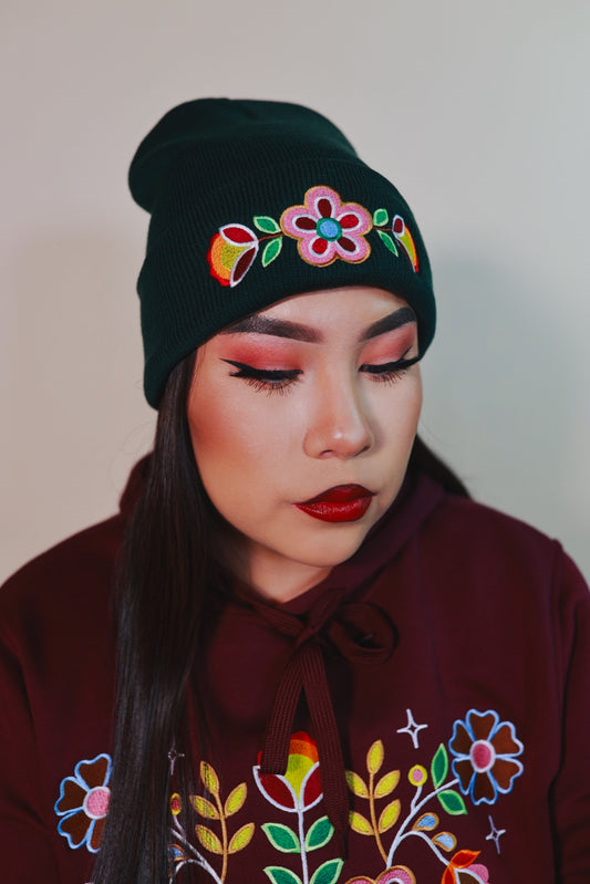 Fall Floral Beanie