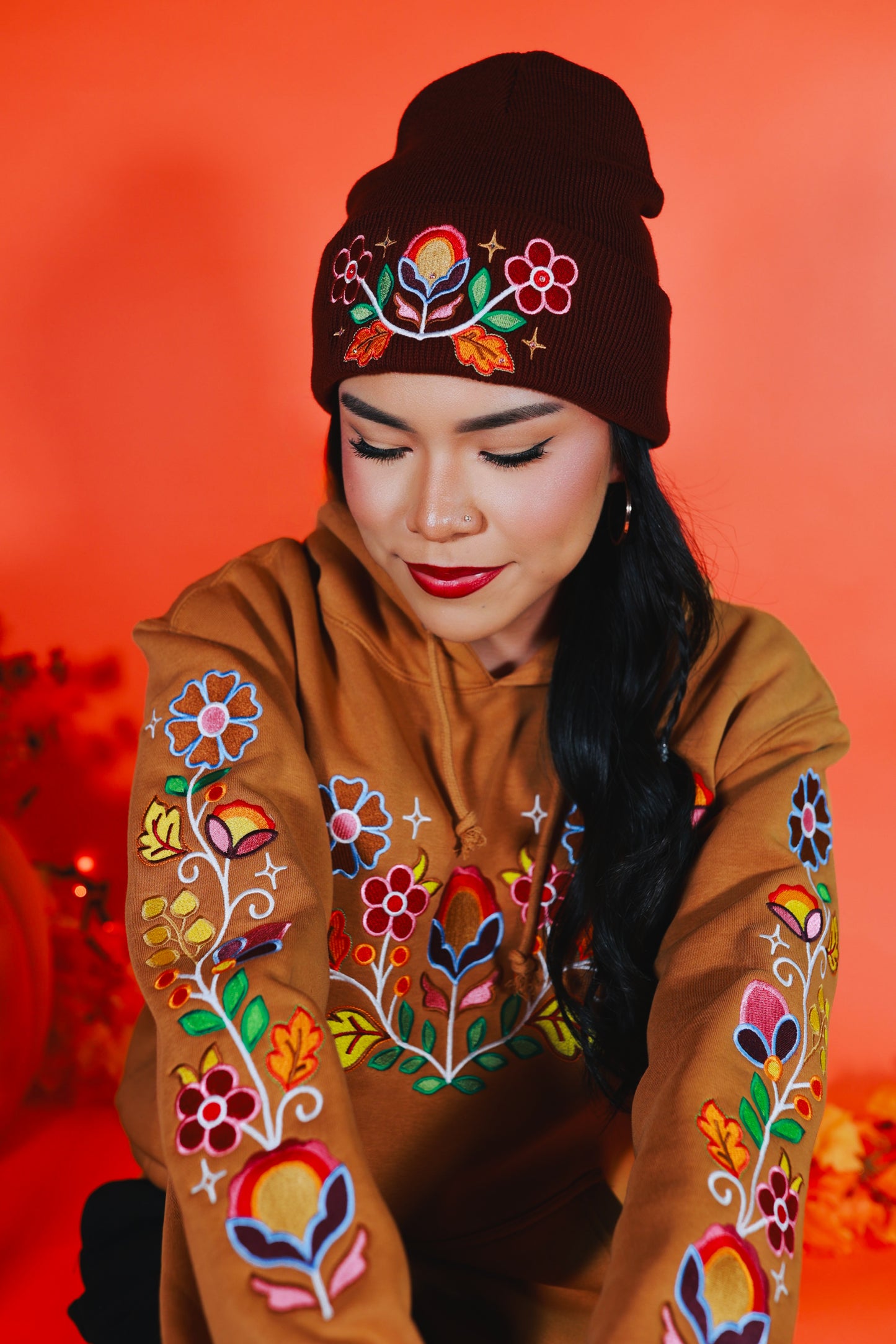 Fall Floral Hoodie