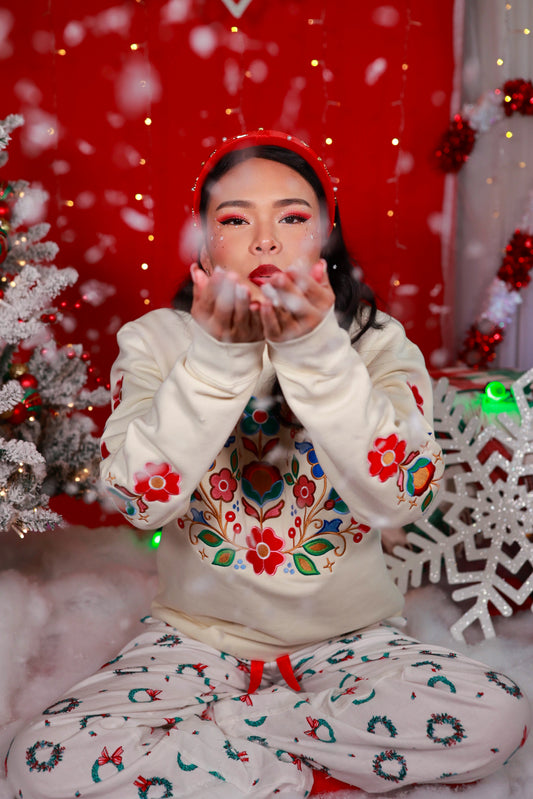 Winterberry Blooms Crewneck