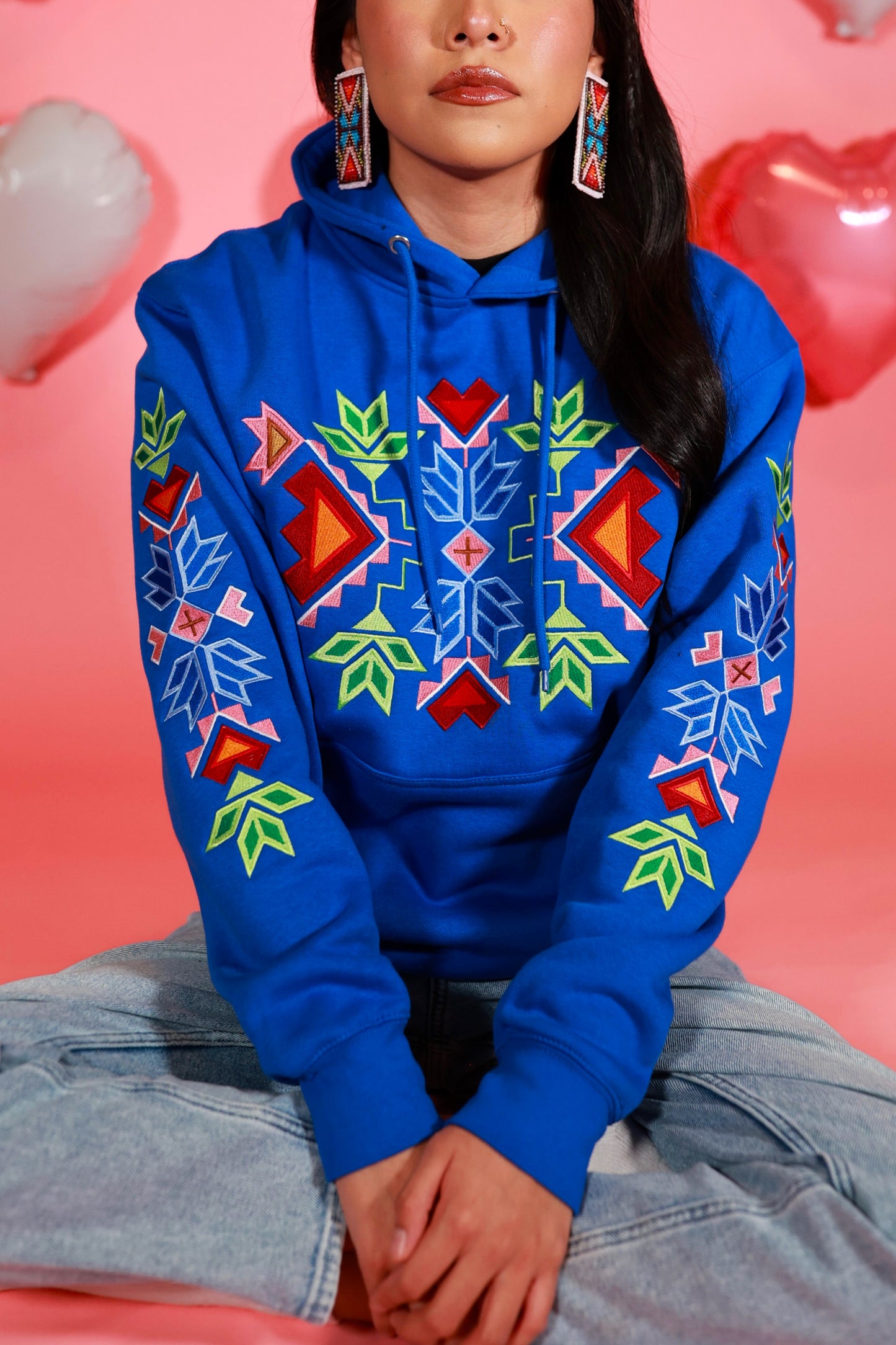 Anishinabe Geometric Sweater