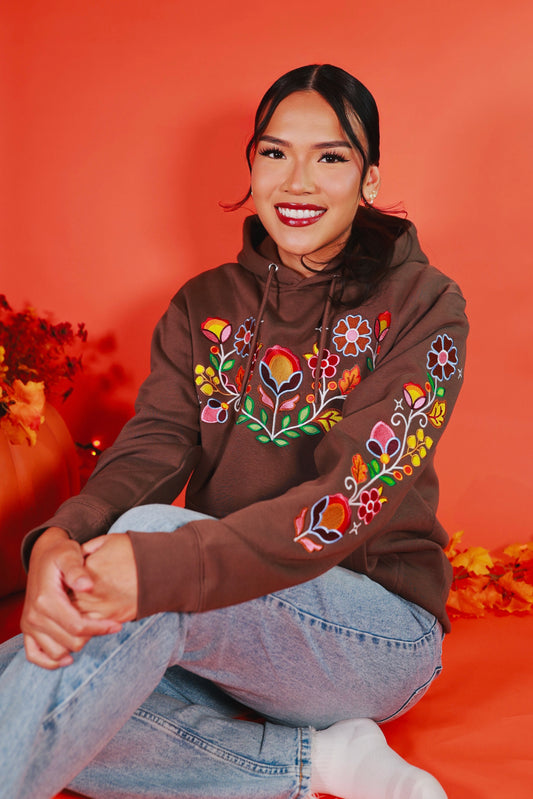Fall Floral Hoodie