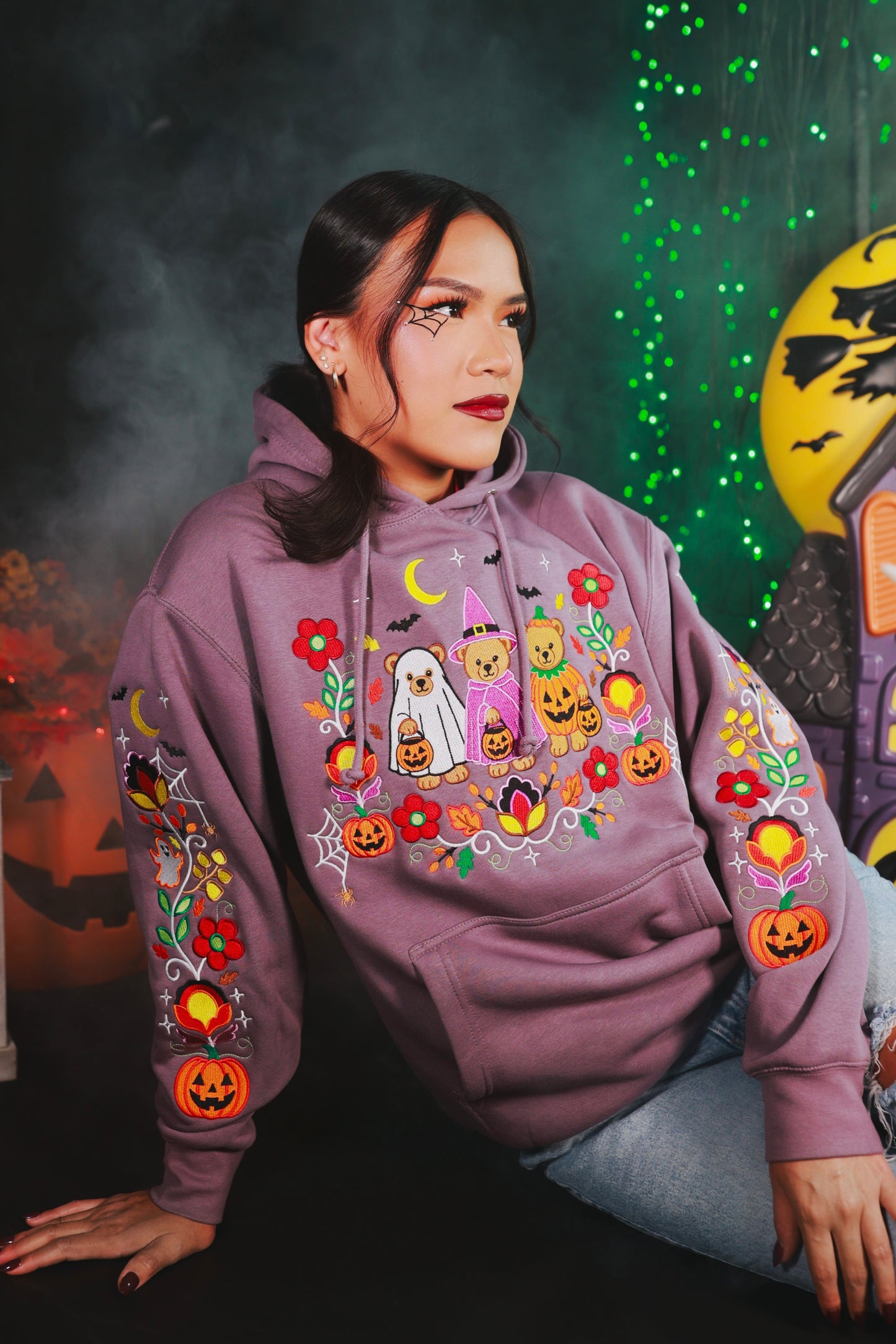 Teddy Bear Halloween Hoodie - Adult Sizing