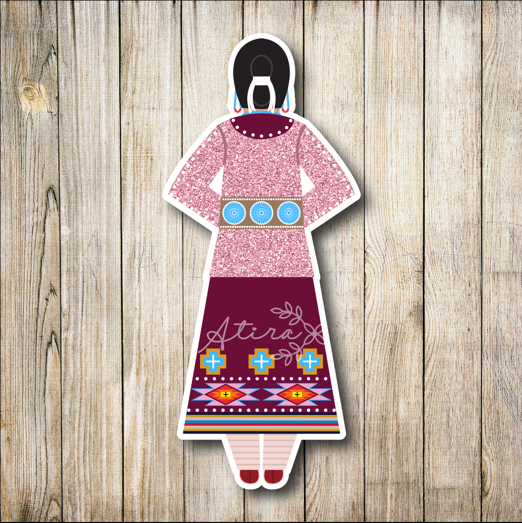 Navajo Woman Sticker