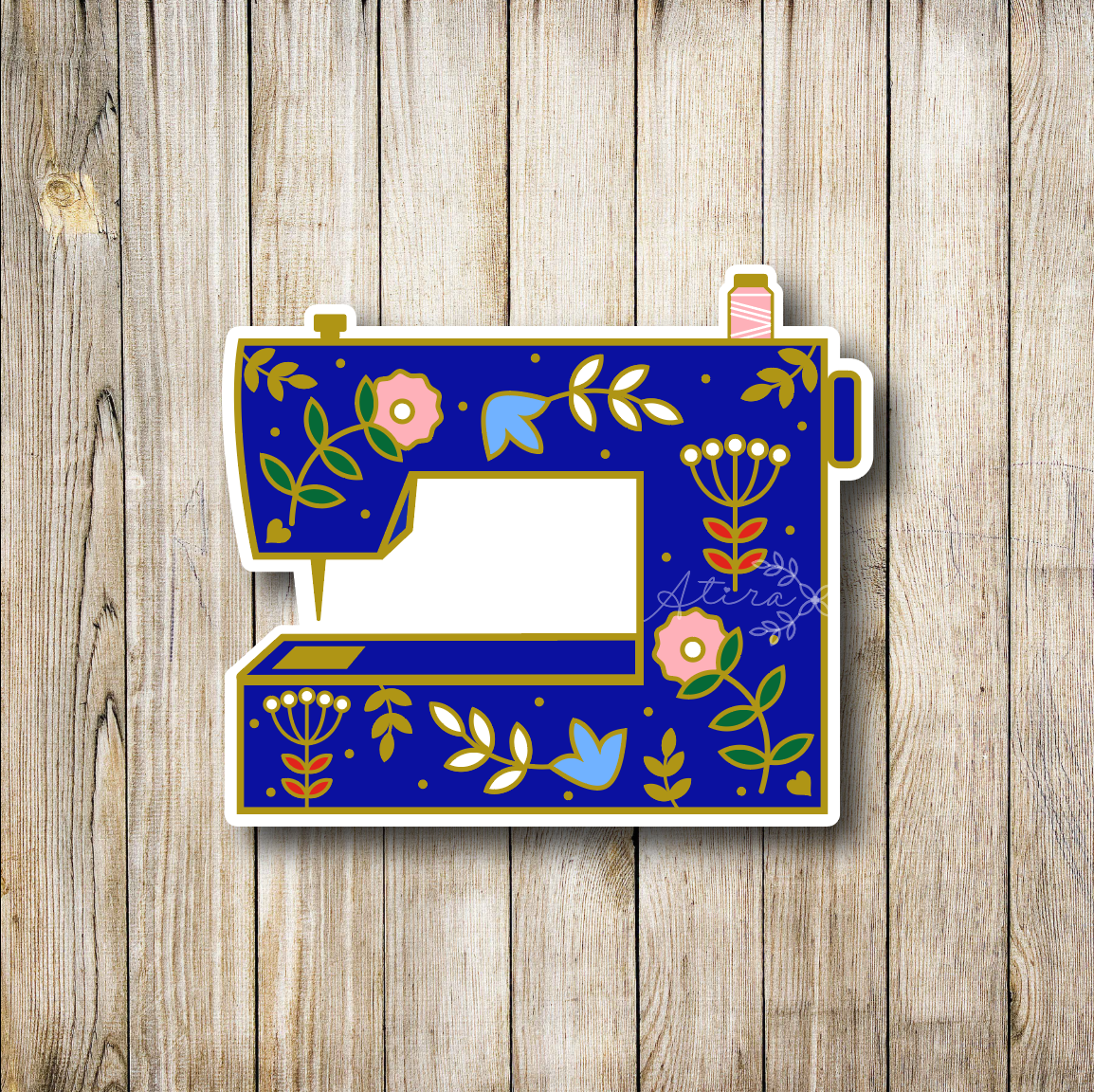 Sewing Machine Sticker – Atira